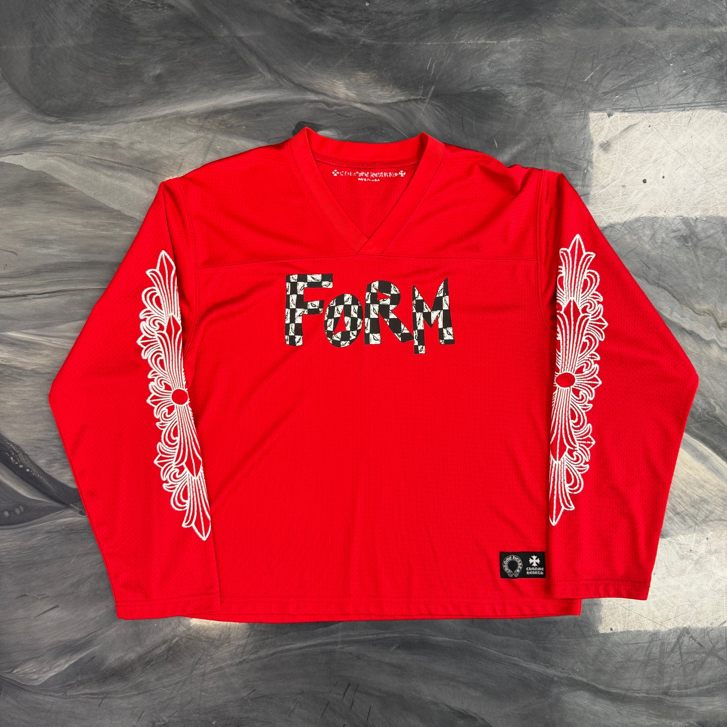 Chrome Hearts Matty Boy Form Long-sleeve Jersey