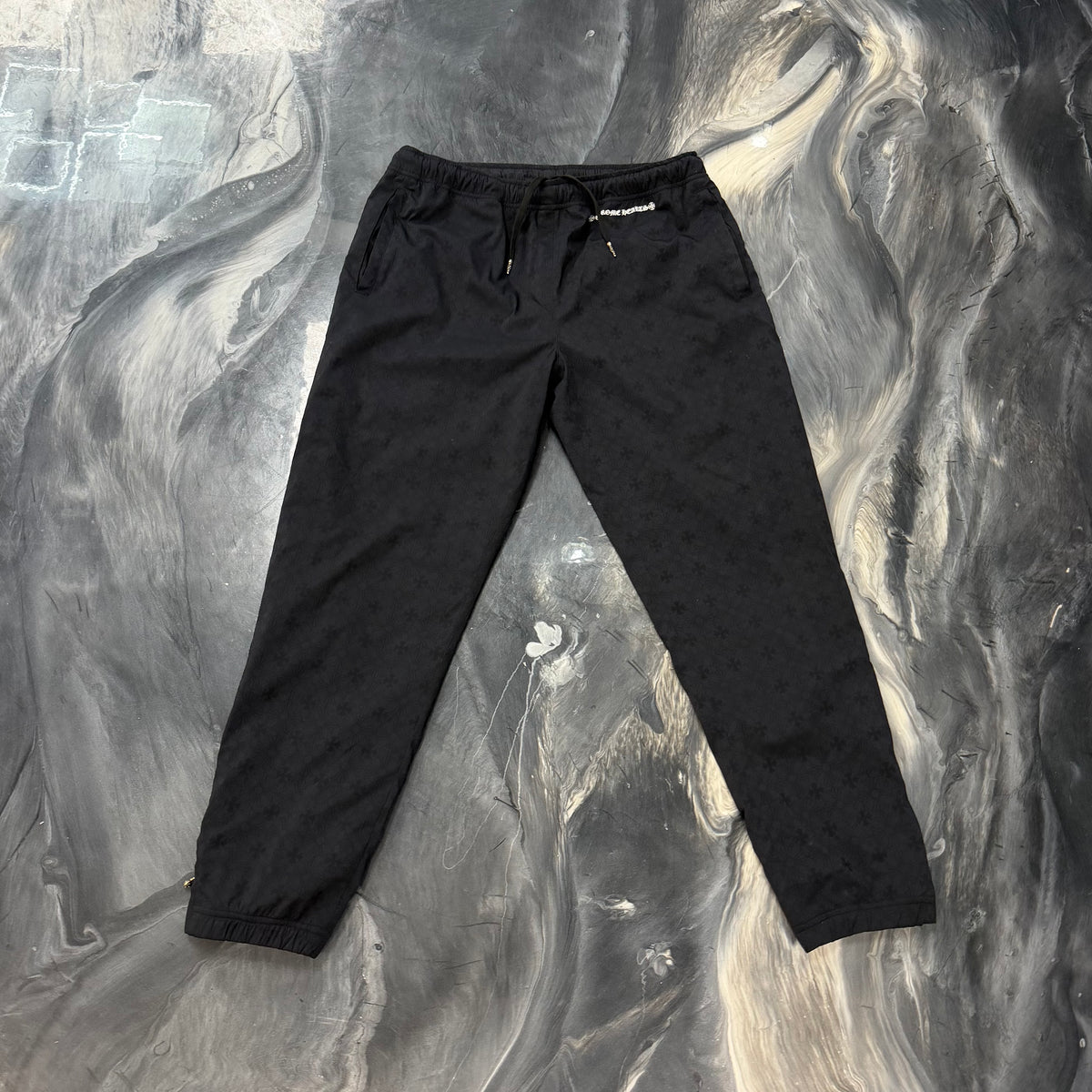Chrome Heart Monogram Black Track Pants