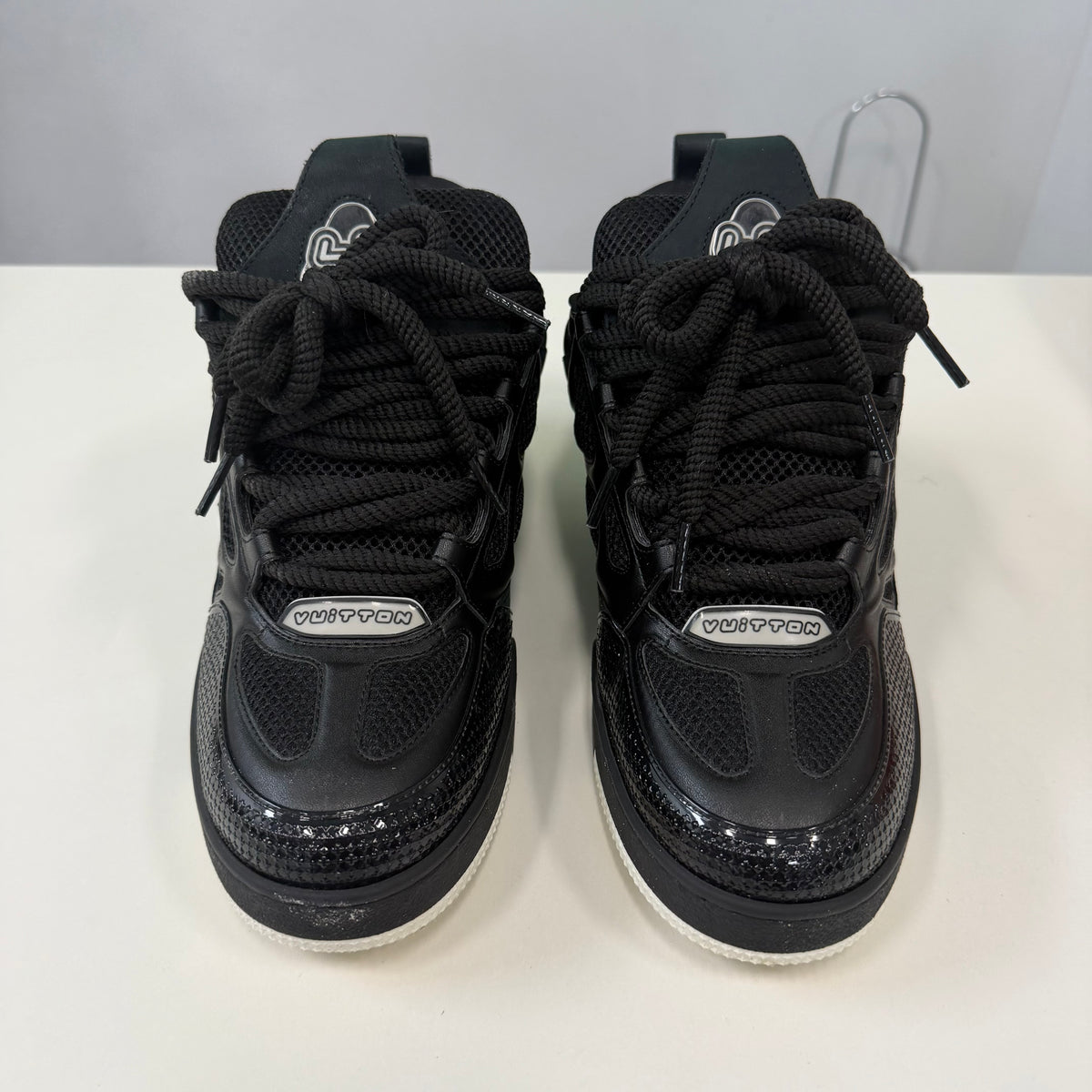 Louis Vuitton LV Skate Sneaker Black Black White