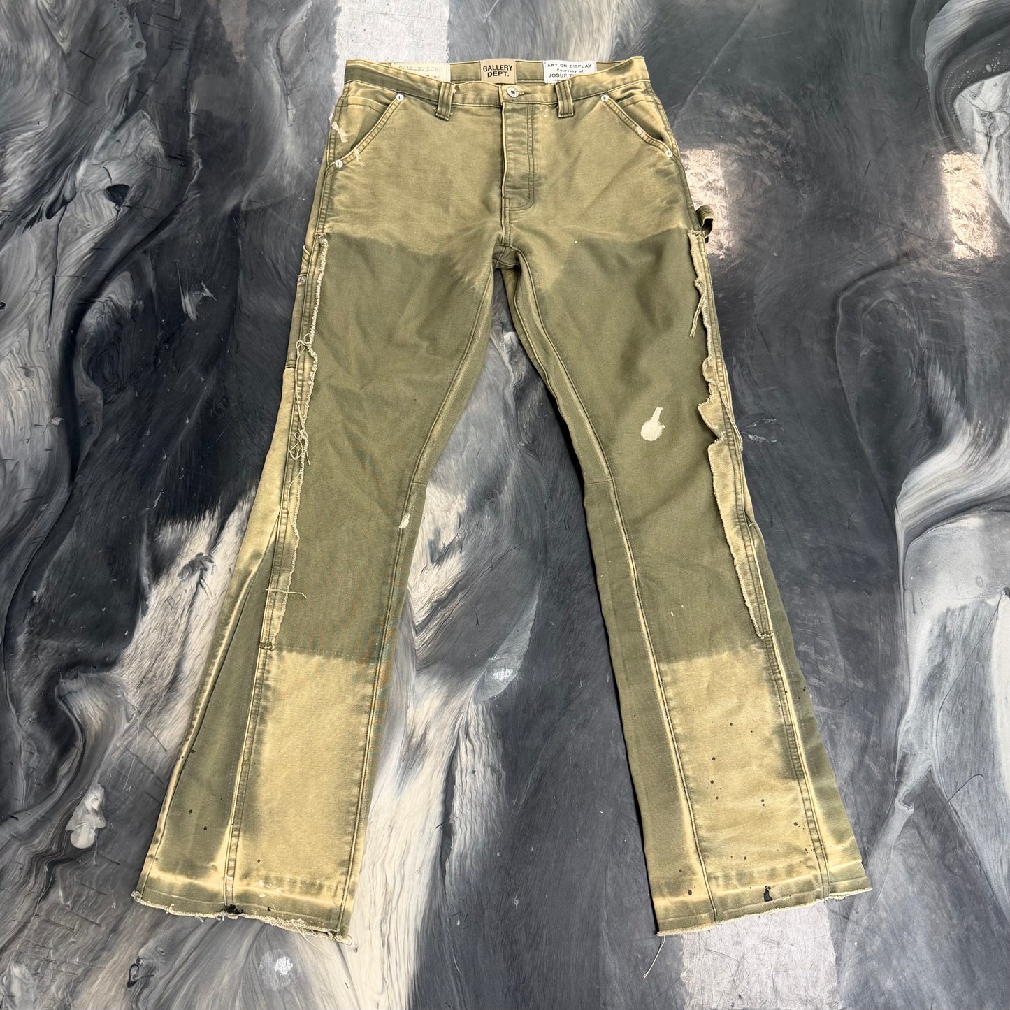Gallery Dept. La Carpenter Flare 'Moss' pants