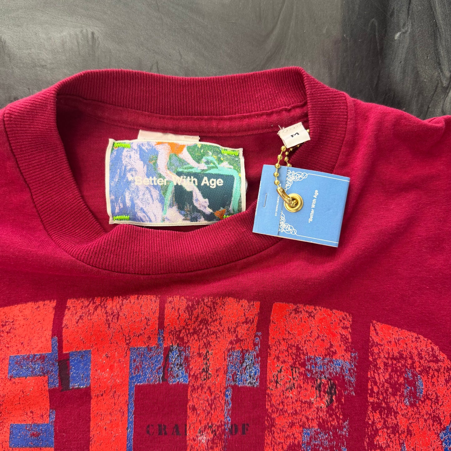 Better With Age Elian Tee dark Red