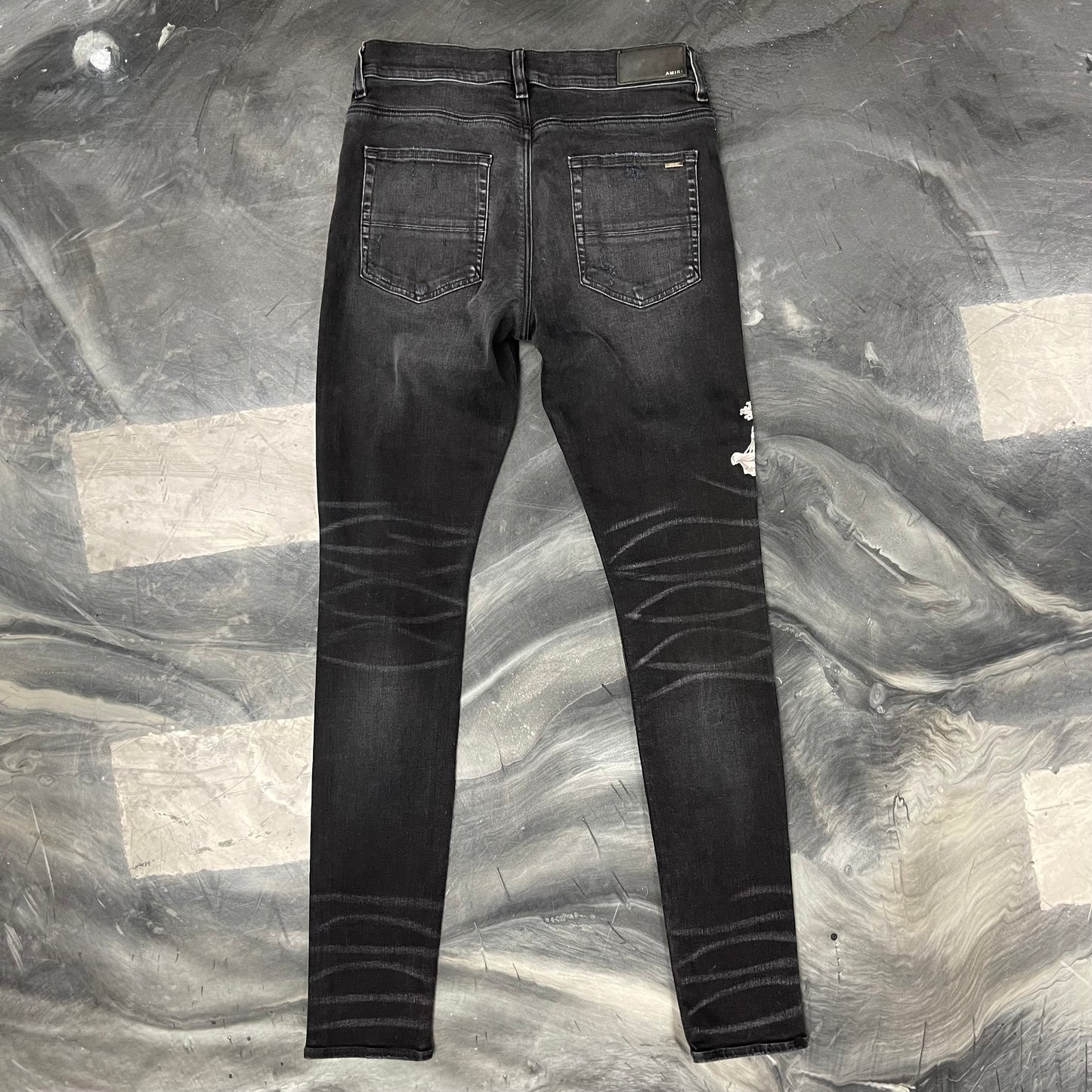 AMIRI Cherub Aged Black Jeans