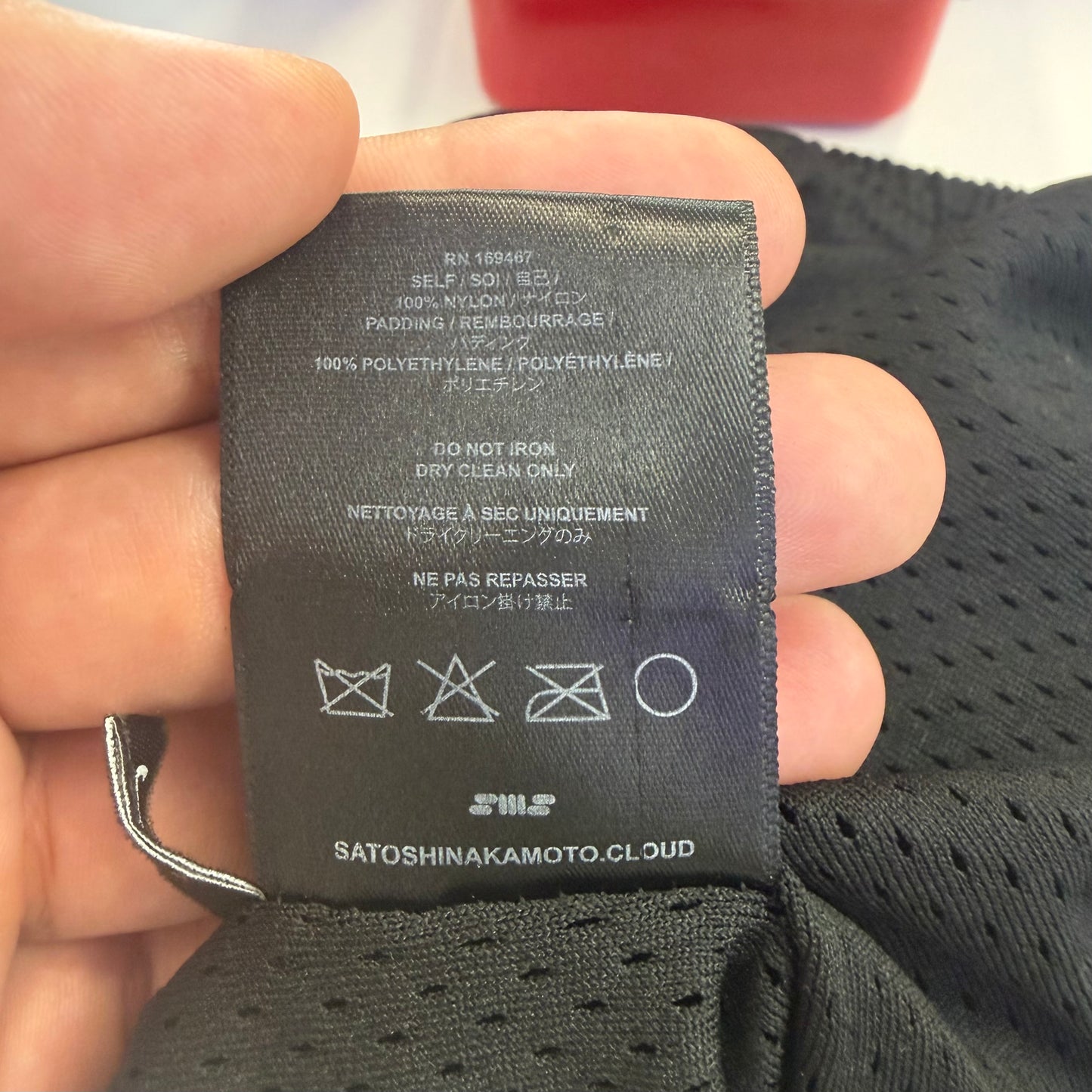 Satoshi Nakamoto Black Padding Moto Shorts