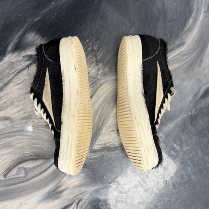Rick Owens Pony Hair Lido Vintage Low (USED NO BOX)