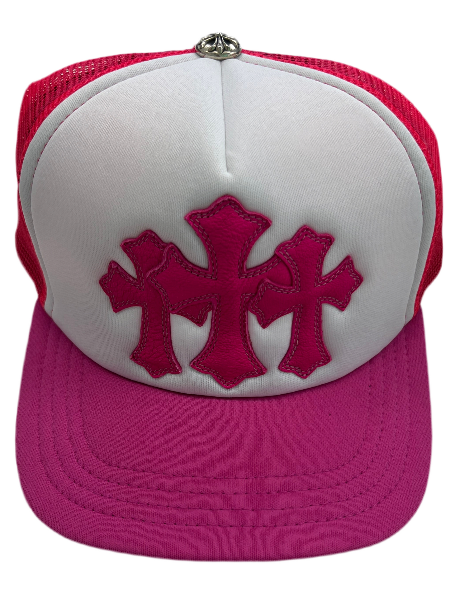 Chrome Hearts Miami Exclusive Neon Patch Hat Pink