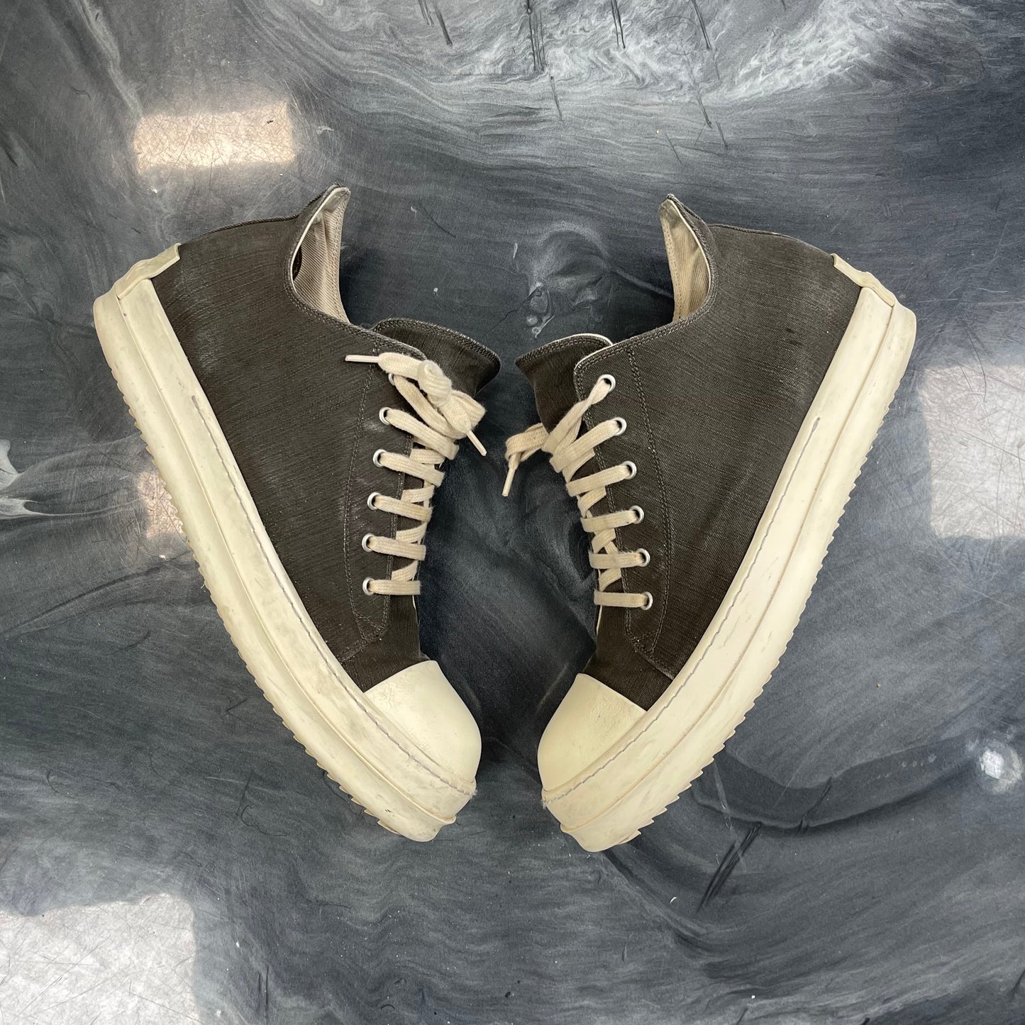 Rick Owens Low Drkshdw Grey License Plate (USED NO BOX)
