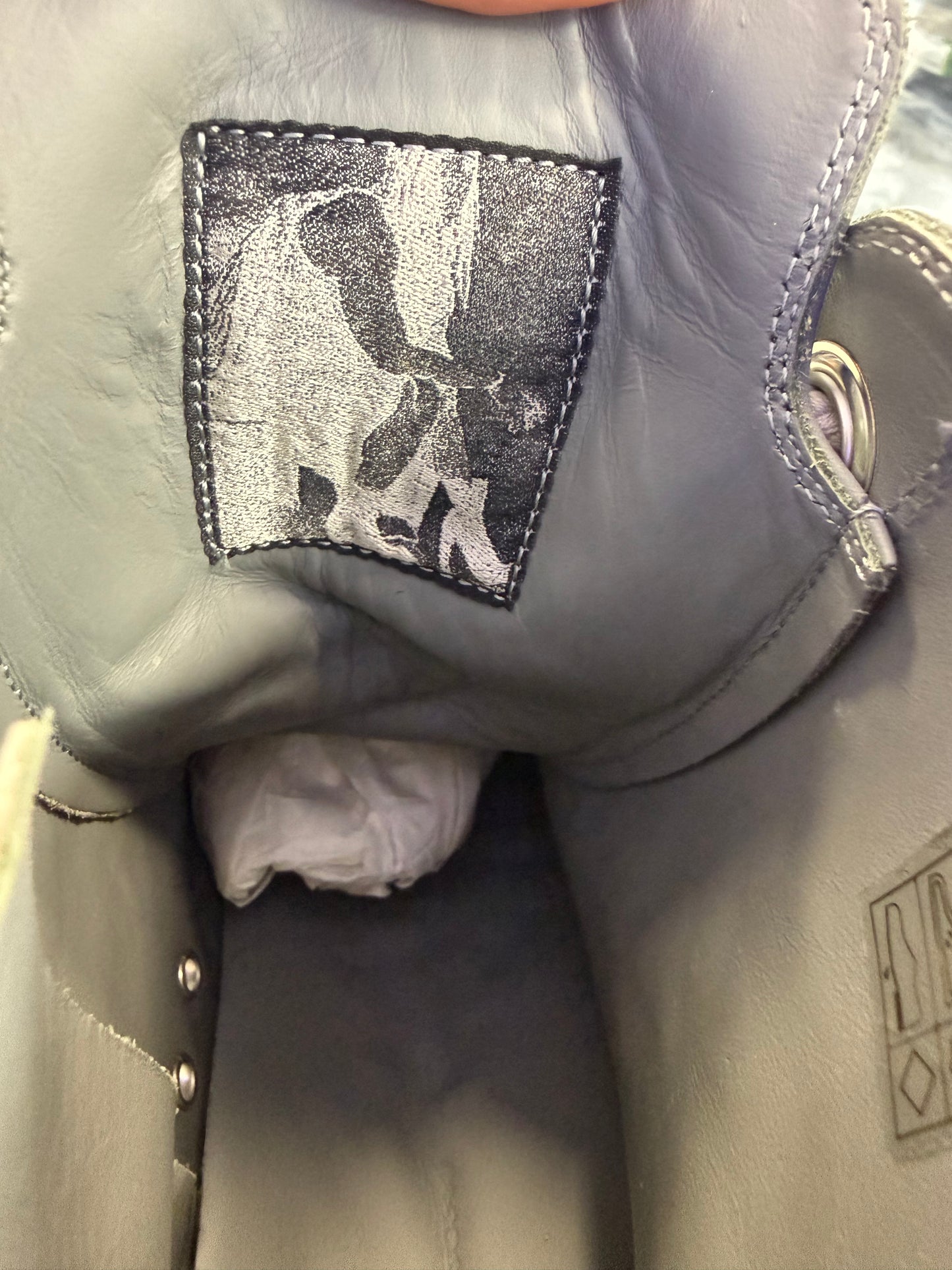 Rick Owens Gray Temple Jumbolace Sneakers