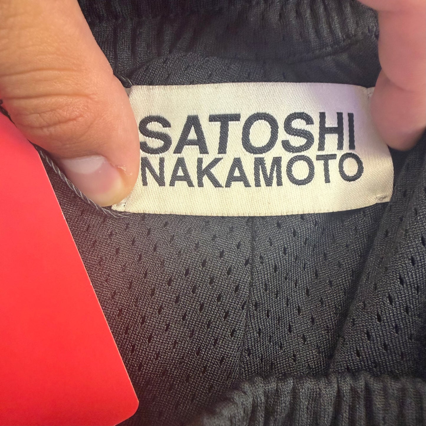 Satoshi Nakamoto Black Padding Moto Shorts