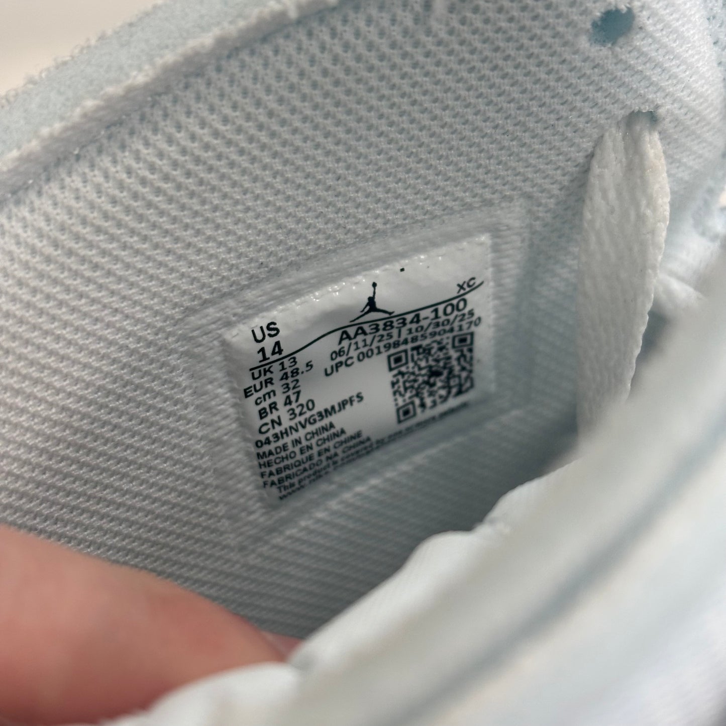 Jordan 1 Retro High Virgil Abloh Archive Alaska (Used)