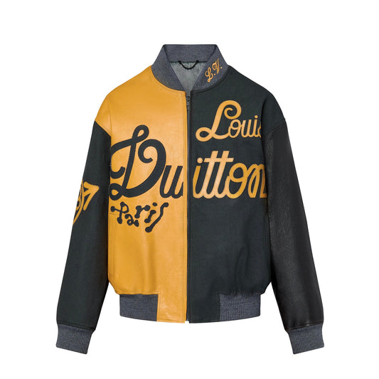 Louis Vuitton Varsity Jacket Canvas & Leather
