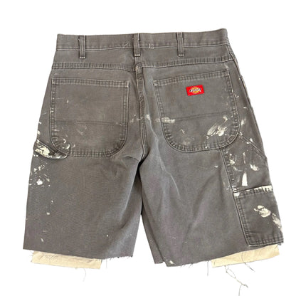 Geek Boyz Global Grey Patch Shorts