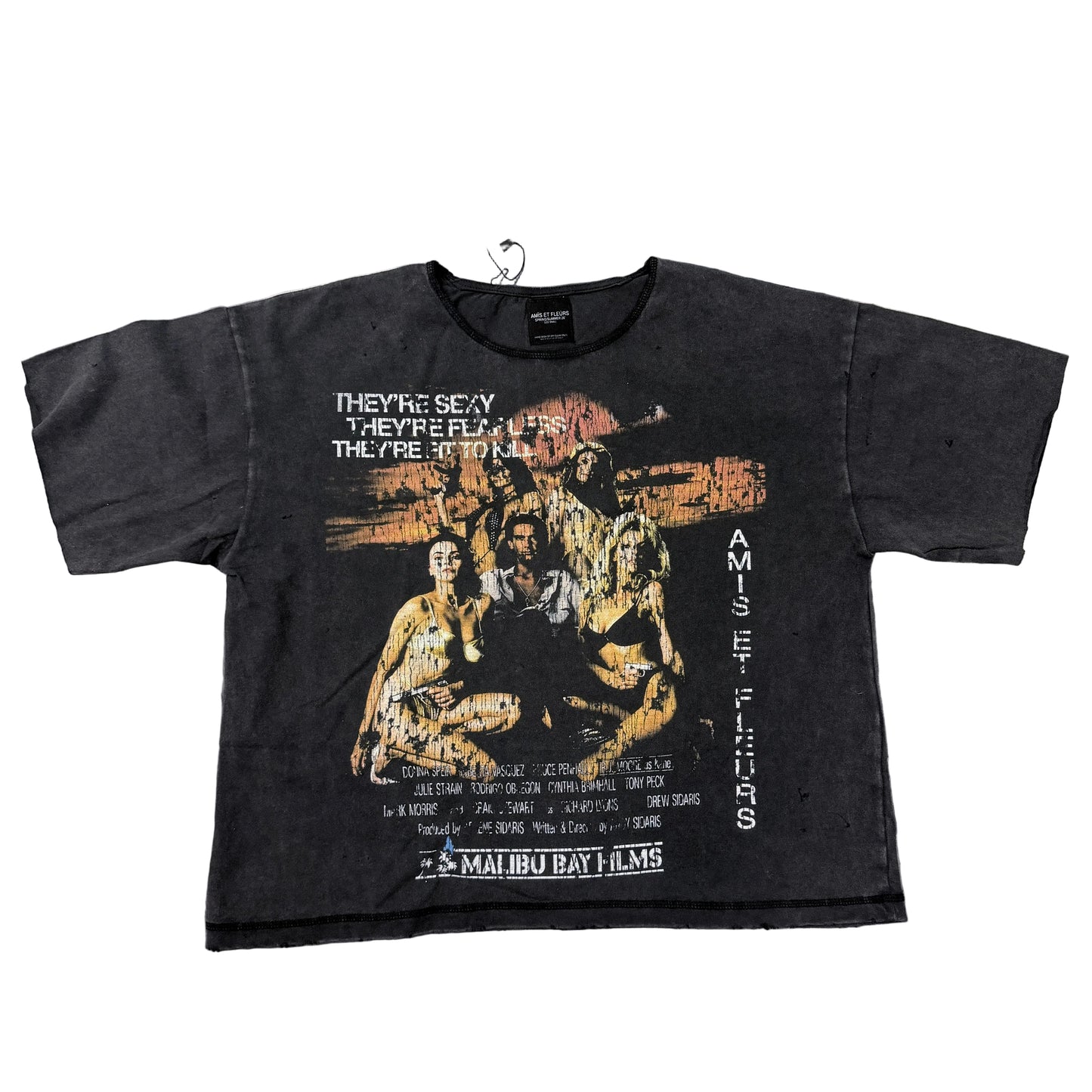 AMIS ET FLEURS "Malibu Films" t-shirt