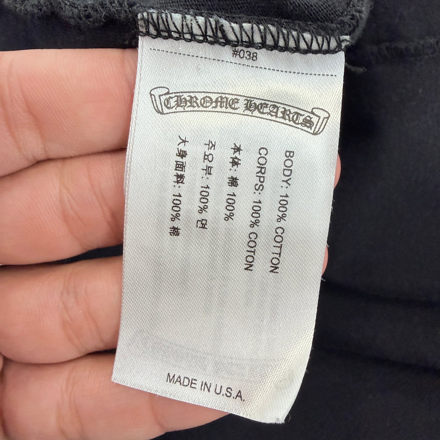 Chrome Hearts Miami Horseshoe Tee Black