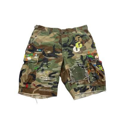 Gallery Dept. G Patch Camo Shorts