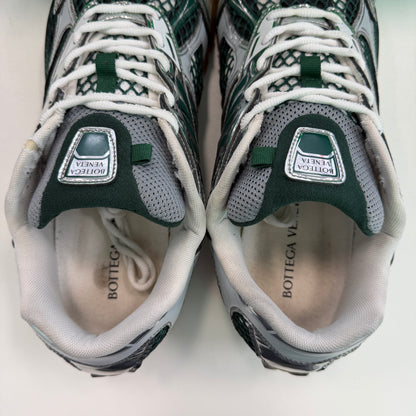 Bottega Veneta Silver & Green Orbit Sneaker (Used)