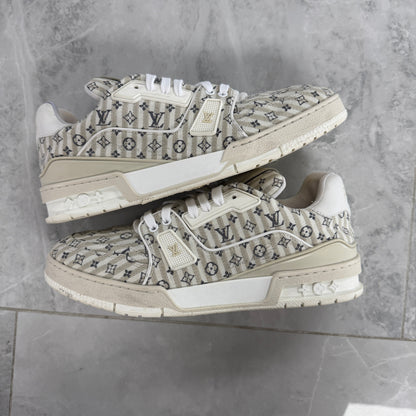 Louis Vuitton Mini Monogram Stripe Trainer Sneaker - view 2