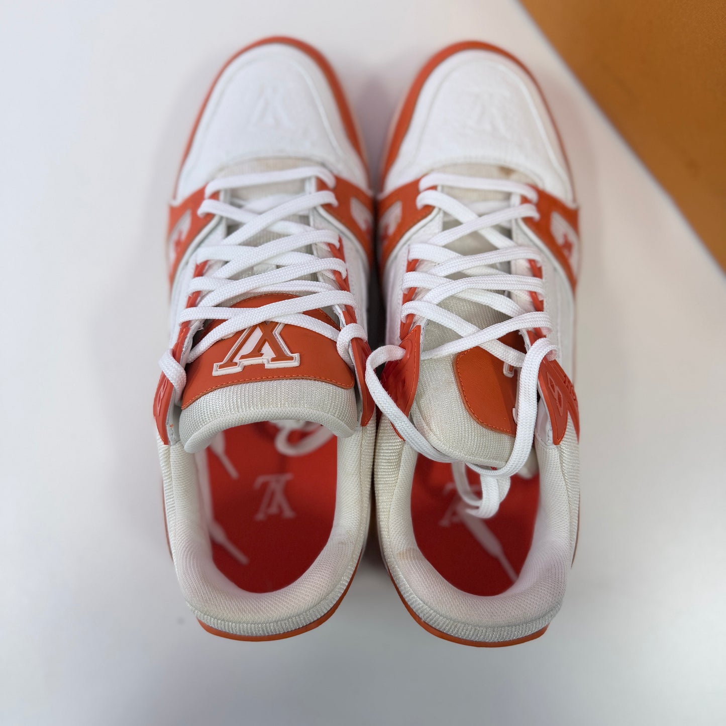 Louis Vuitton Orange Trainer (USED DAMAGED BOX)