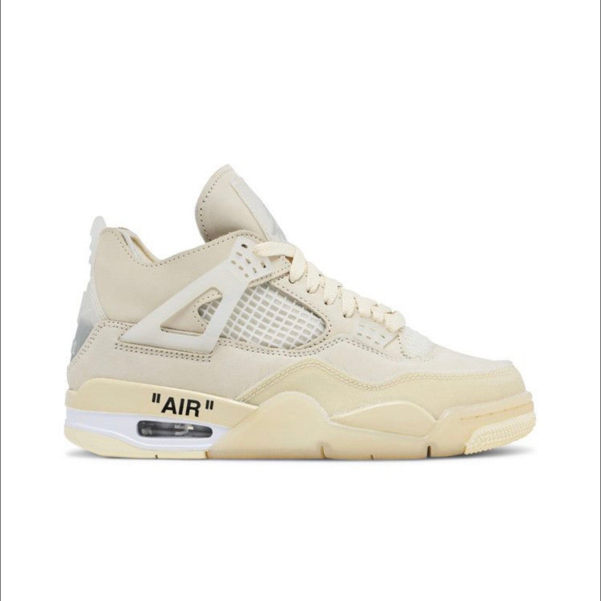 Off White x Wmns Air Jordan 4 Retro Sail (USED)