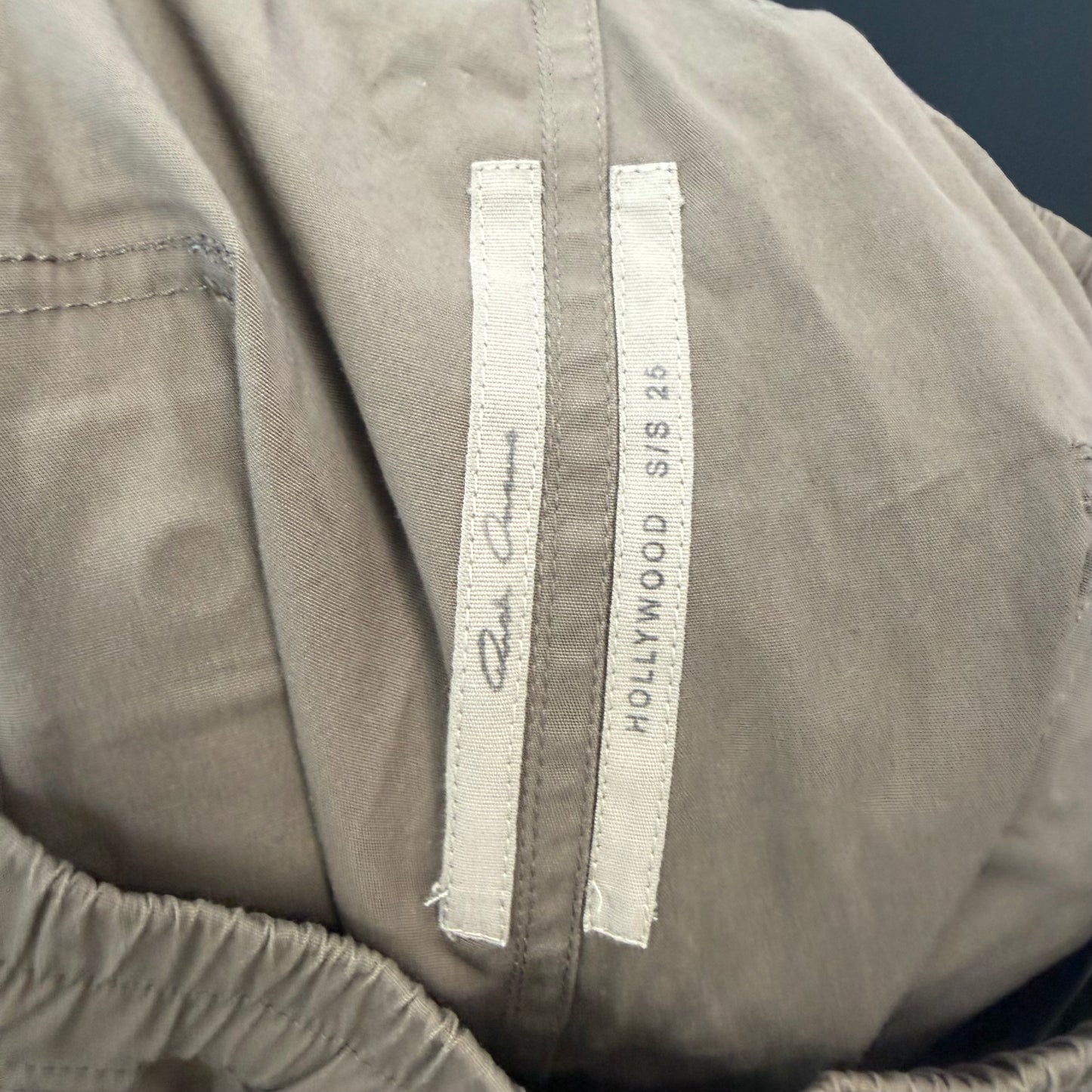 Rick Owens Bauhaus Cargo Trousers Dust