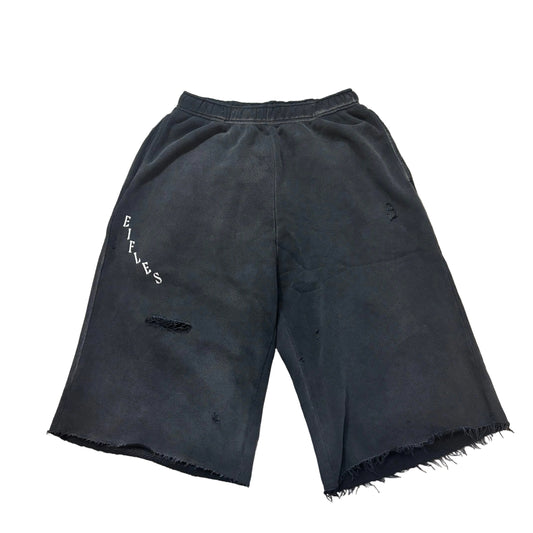 Eifles Black Spellout Shorts