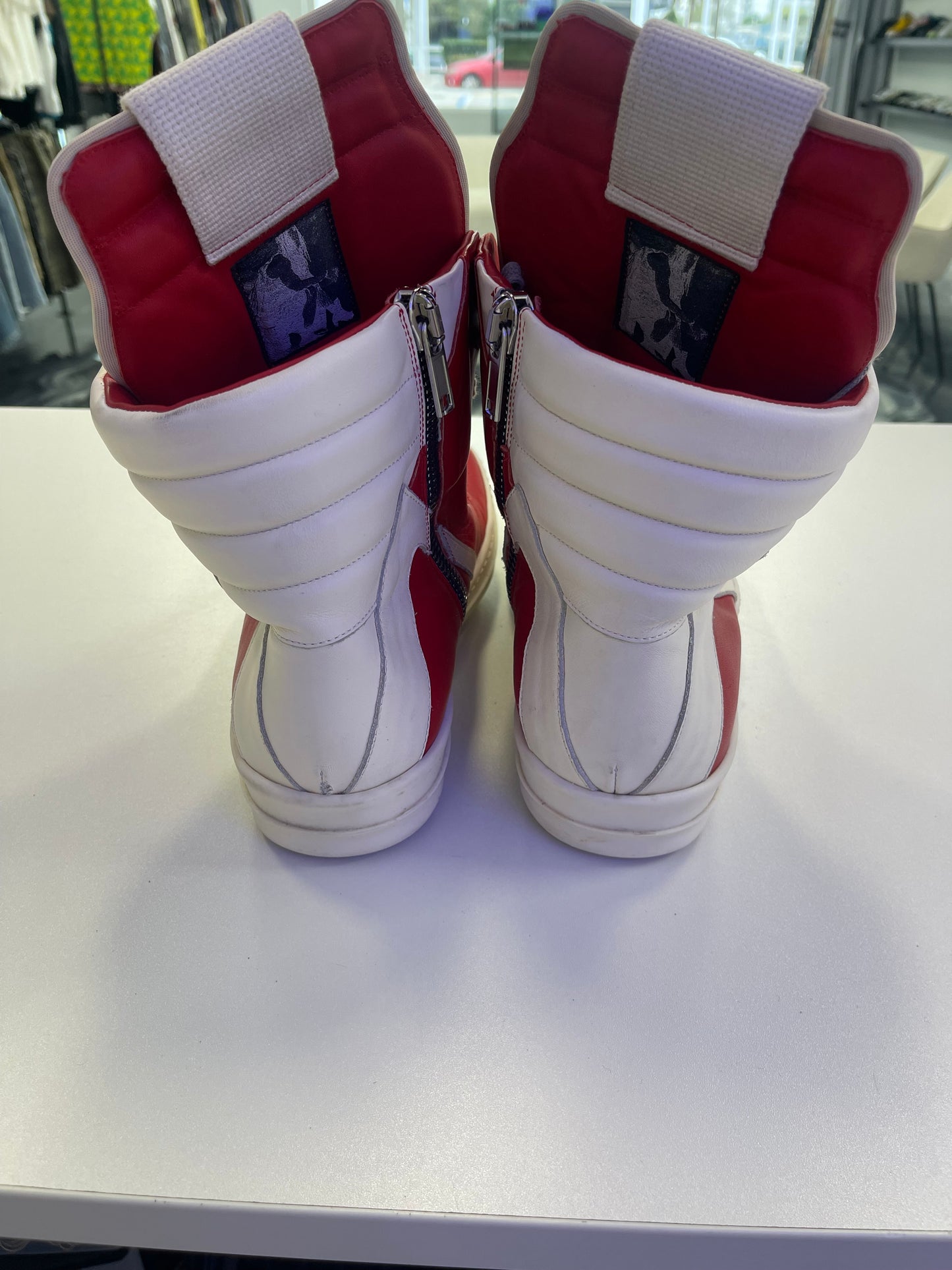 Rick Owens Lido Geobasket
Cardinal Red (USED NO BOX)