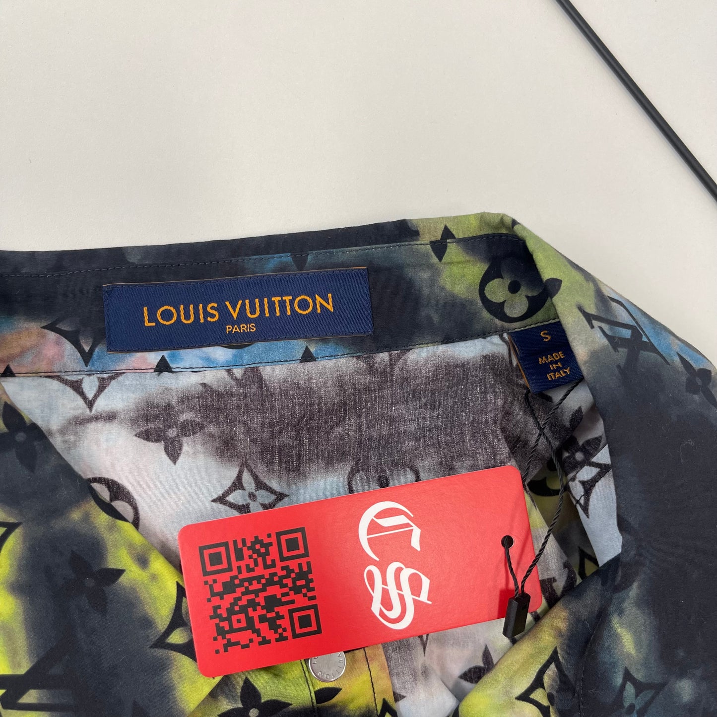Louis Vuitton Rip Dyed Zip Shirt