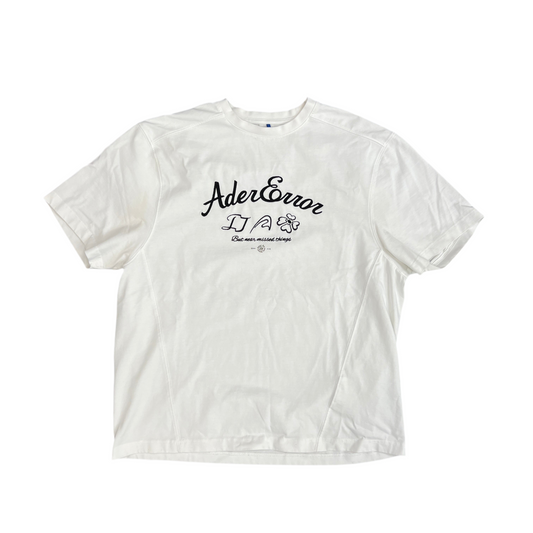 Ader Error White Sollec Tee