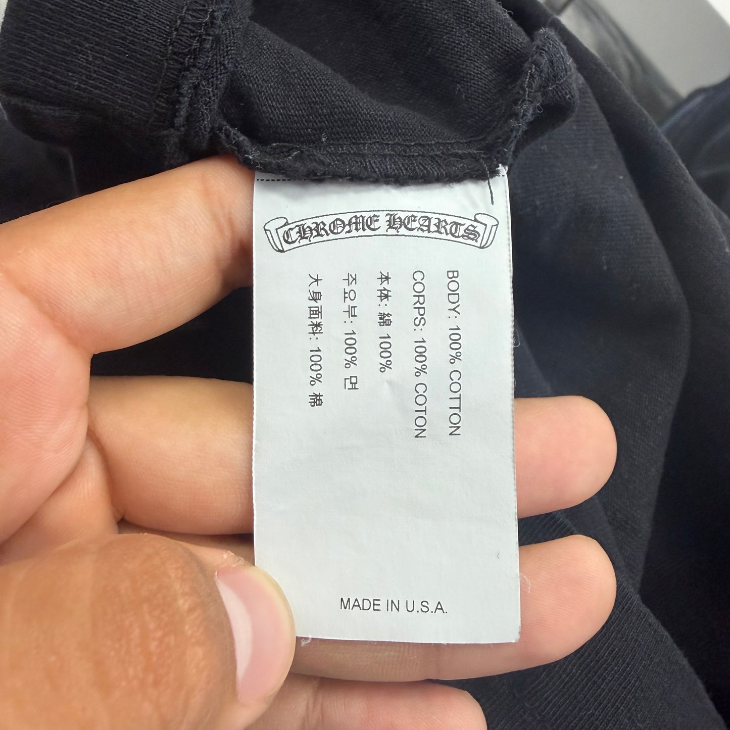Chrome Hearts Embroidered Long Sleeve Tee