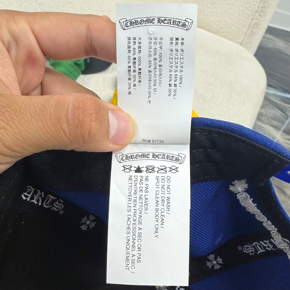 Chrome Hearts LA Exclusive Baseball Cap Dodger Blue