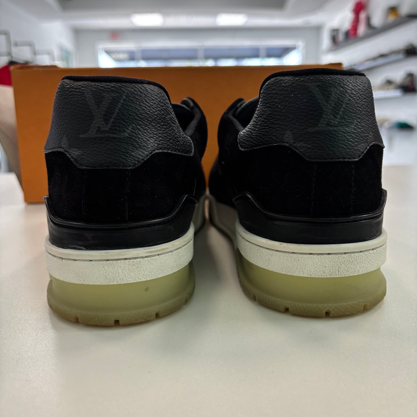 Louis Vuitton Trainer Black Monogram (Used)
