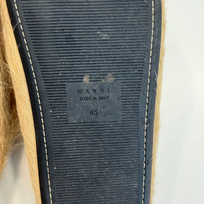 Marni Fussbet Sabot Mule Biege (USED NO BOX)