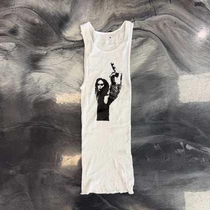 Chrome Hearts Richard Stark Middle
Finger Tank White