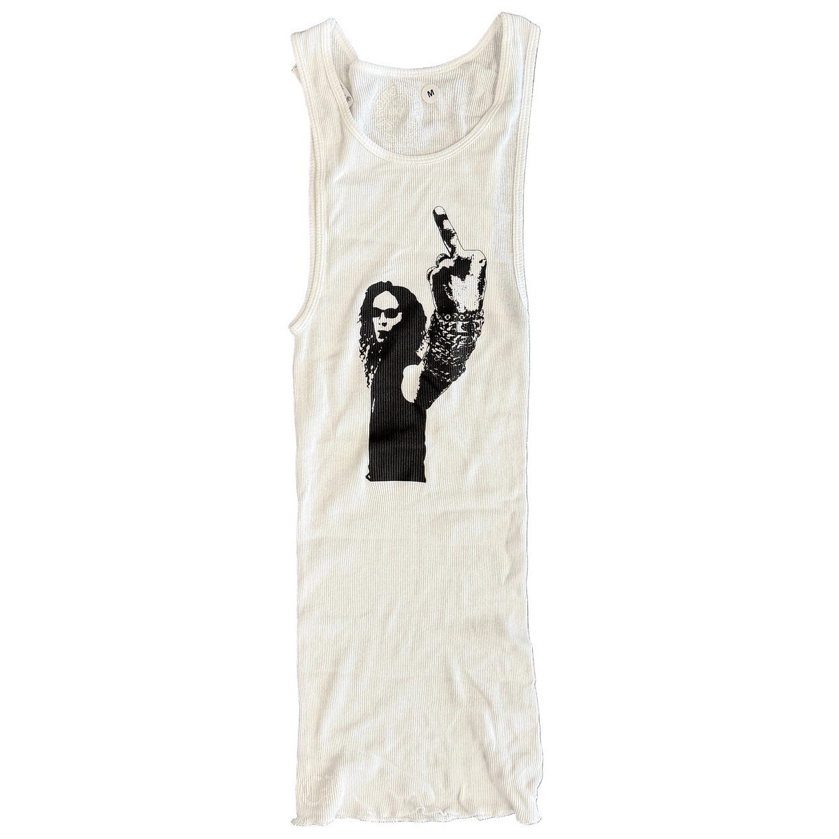 Chrome Hearts Richard Stark Middle
Finger Tank White