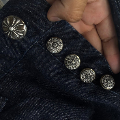 Chrome Hearts Plain Raw Denim Jeans