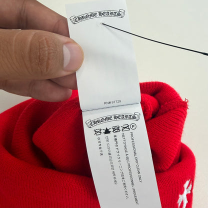 Chrome Hearts Logo Beanie Red