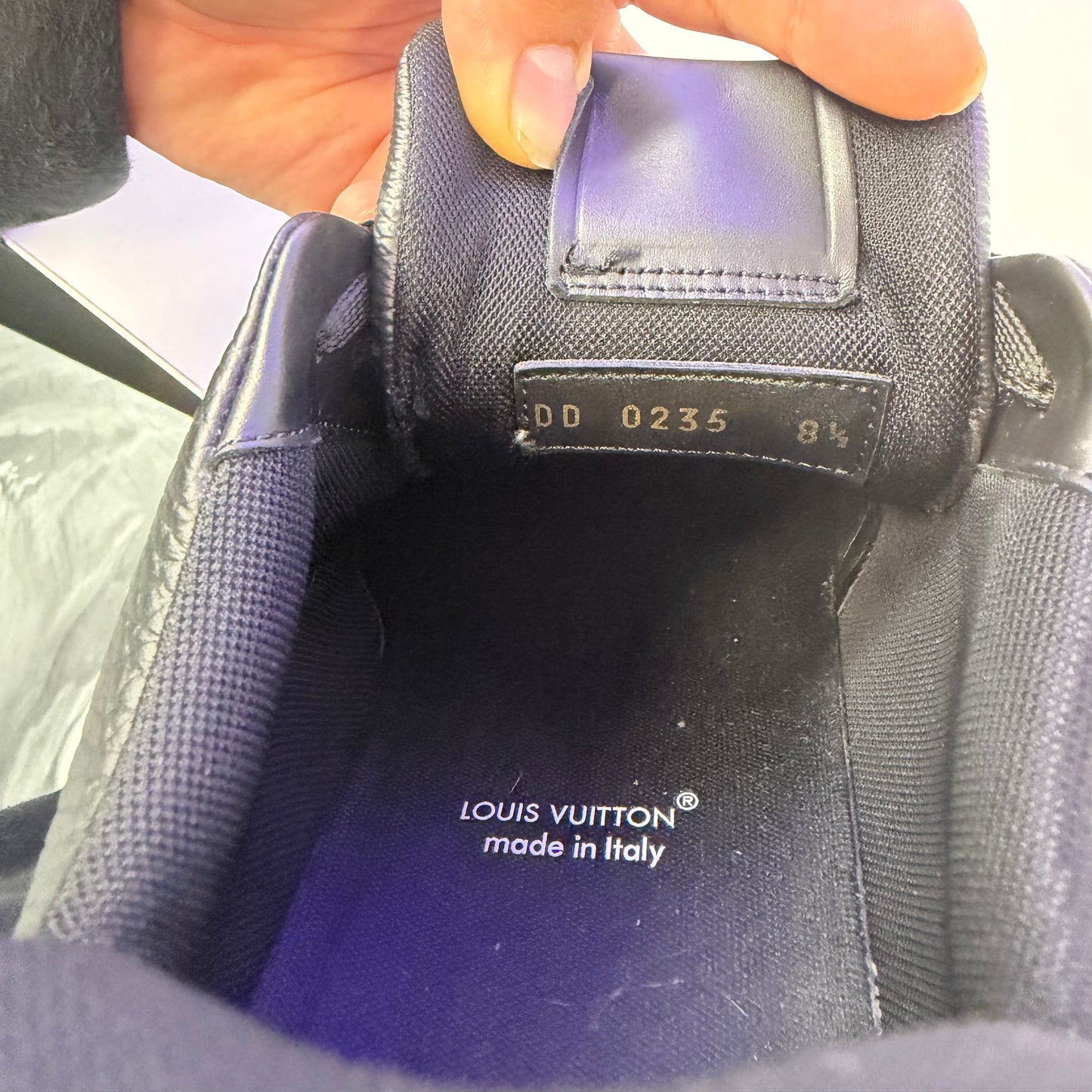Louis Vuitton LV Trainer Sneakers black monogram (USED) (NO BOX)