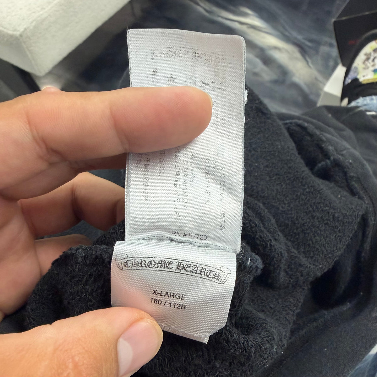 Chrome Hearts x Matty Boy Stay Fast Black Crewneck Sweatshirt