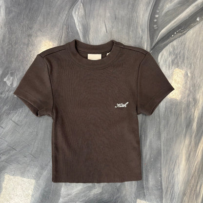 Kith Women’s Dark Brown Logo Tee