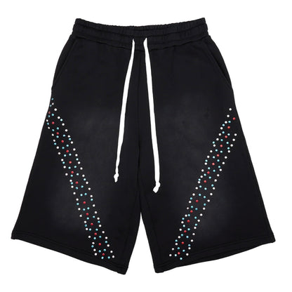 AZVA CVX3 SWEAT SHORTS BLACK