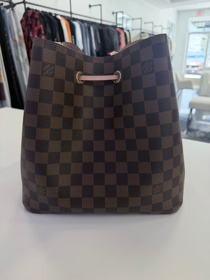Louis Vuitton Damier Ebene Neonoe MM Venus Pink