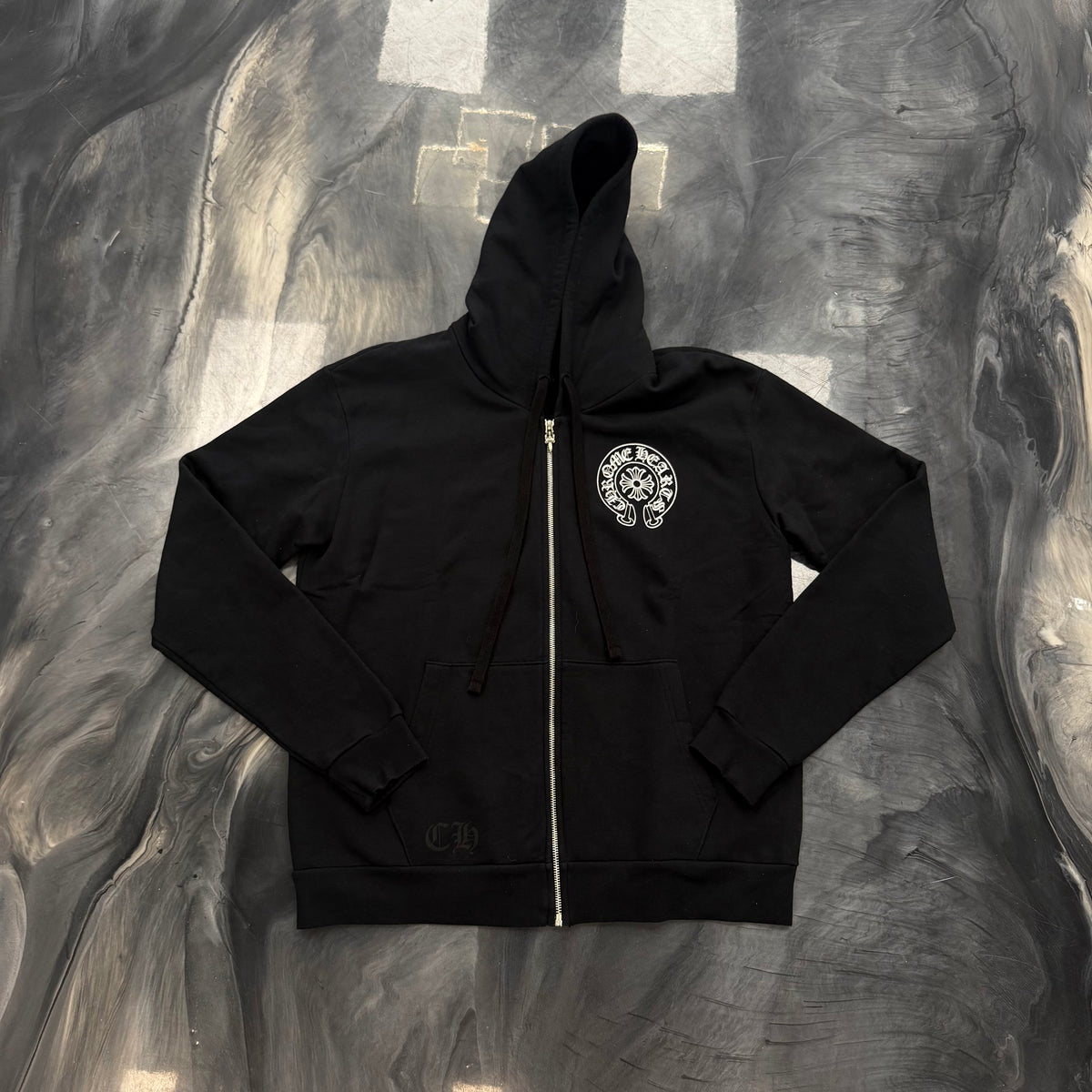Chrome Hearts Miami Exclusive Horseshoe Zip-Up Hoodie