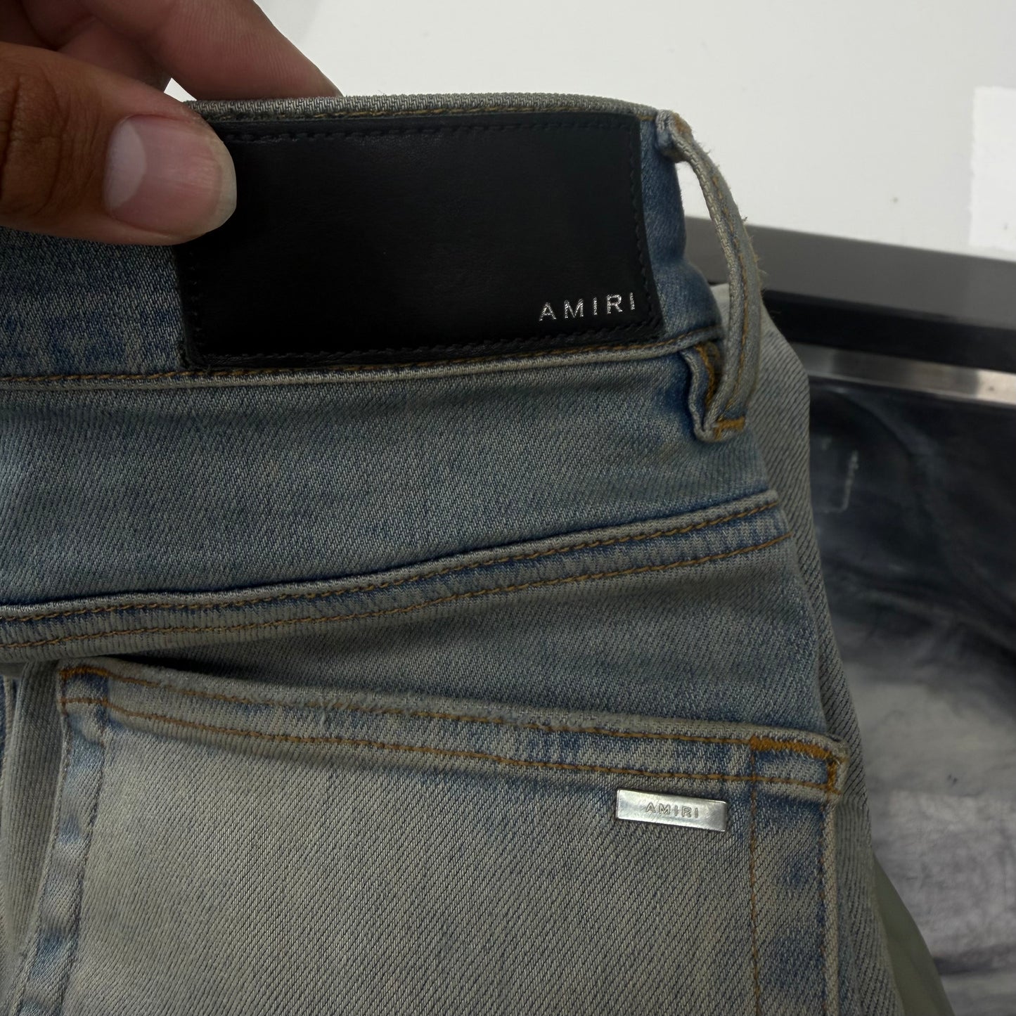 AMIRI MX1 Ultrasuede Jeans