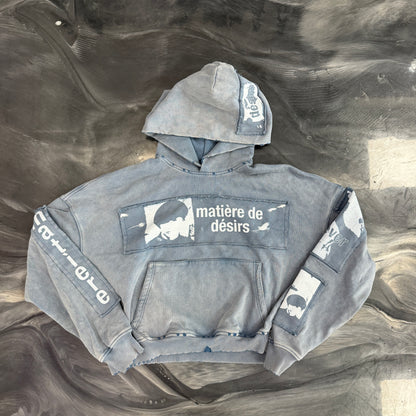 Matière De Désirs Encore Hoodie Washed Blue