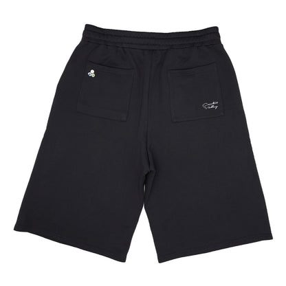 AZVA Studded Sweat Shorts Black