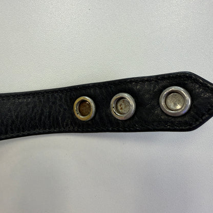 Chrome Hearts Leather Plus Cross Wrap Bracelet