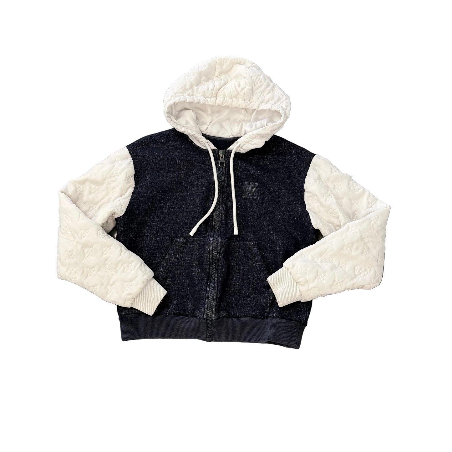 Louis Vuitton Puffer Zip Up Hoodie