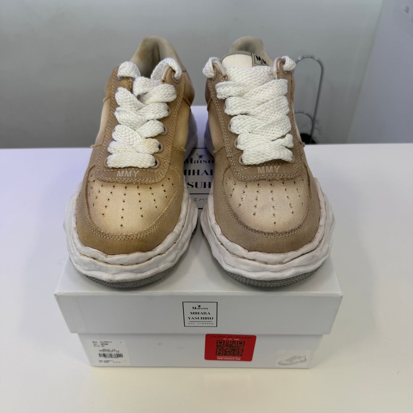 Maison Mihara Yasuhiro Wayne Low Sprayed Canvas Brown (Used)