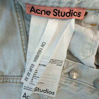Acne Studios 2003 Pompeii Light Grey Distressed Denim Jeans