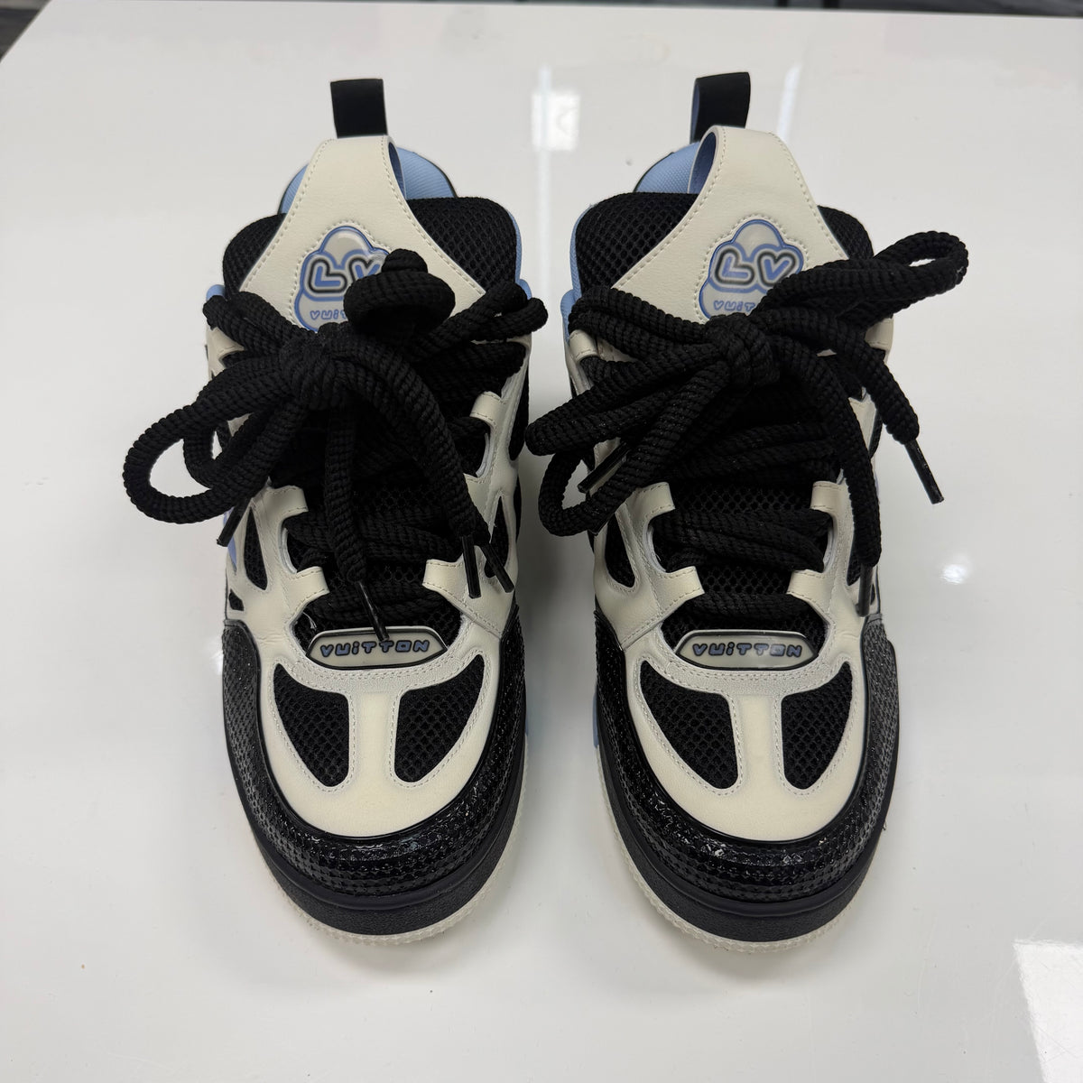 Louis Vuitton LV Skate Sneaker Black White Blue