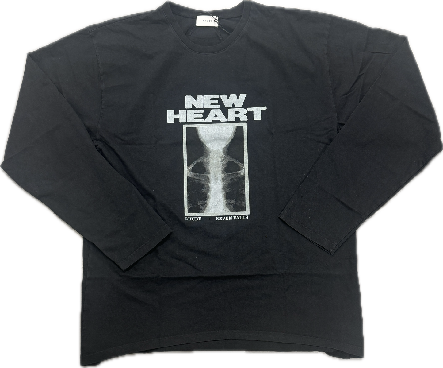 RHUDE New Heart Long-sleeve Black